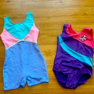 Girls dance leotards